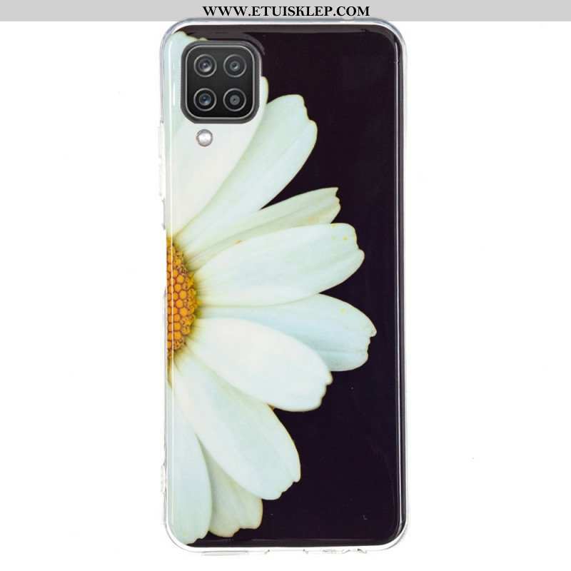 Etui do Samsung Galaxy M12 / A12 Fluorescencyjne Kwiaty